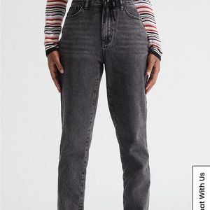 Pac Sun mom jeans black. Excellent condition
